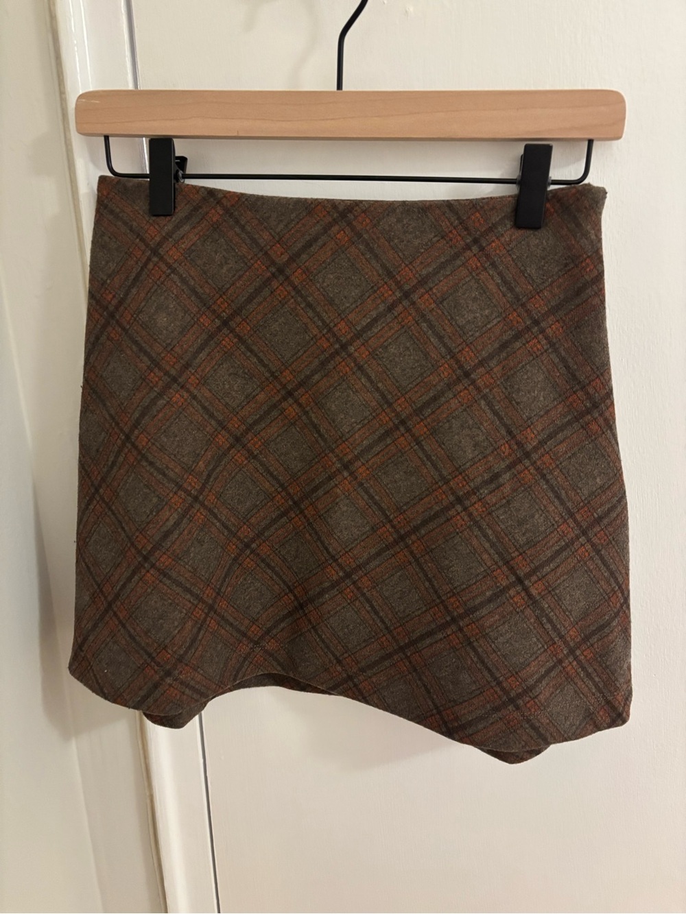 Princess Polly Plaid A-Line Mini Skirt